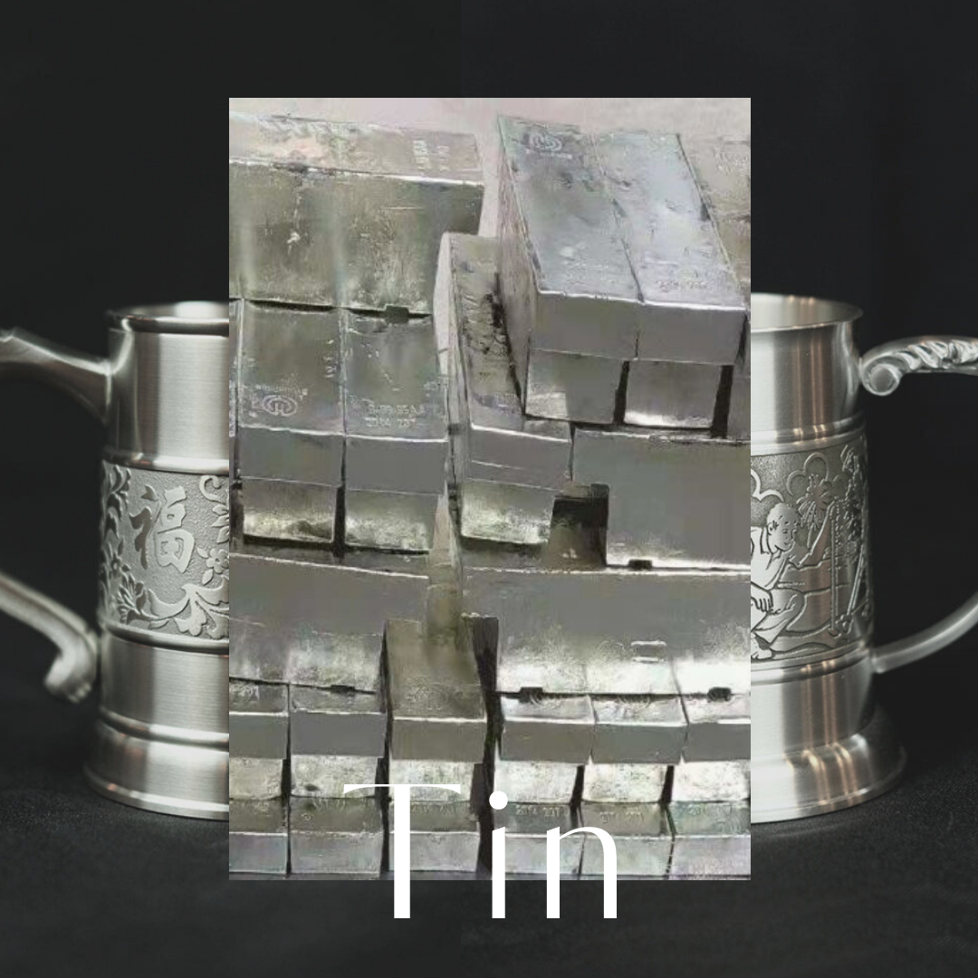 What is our Pewter Drinkware made of?