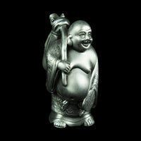 Antique Pewter Figurine -Laughing Buddha- DS1228S