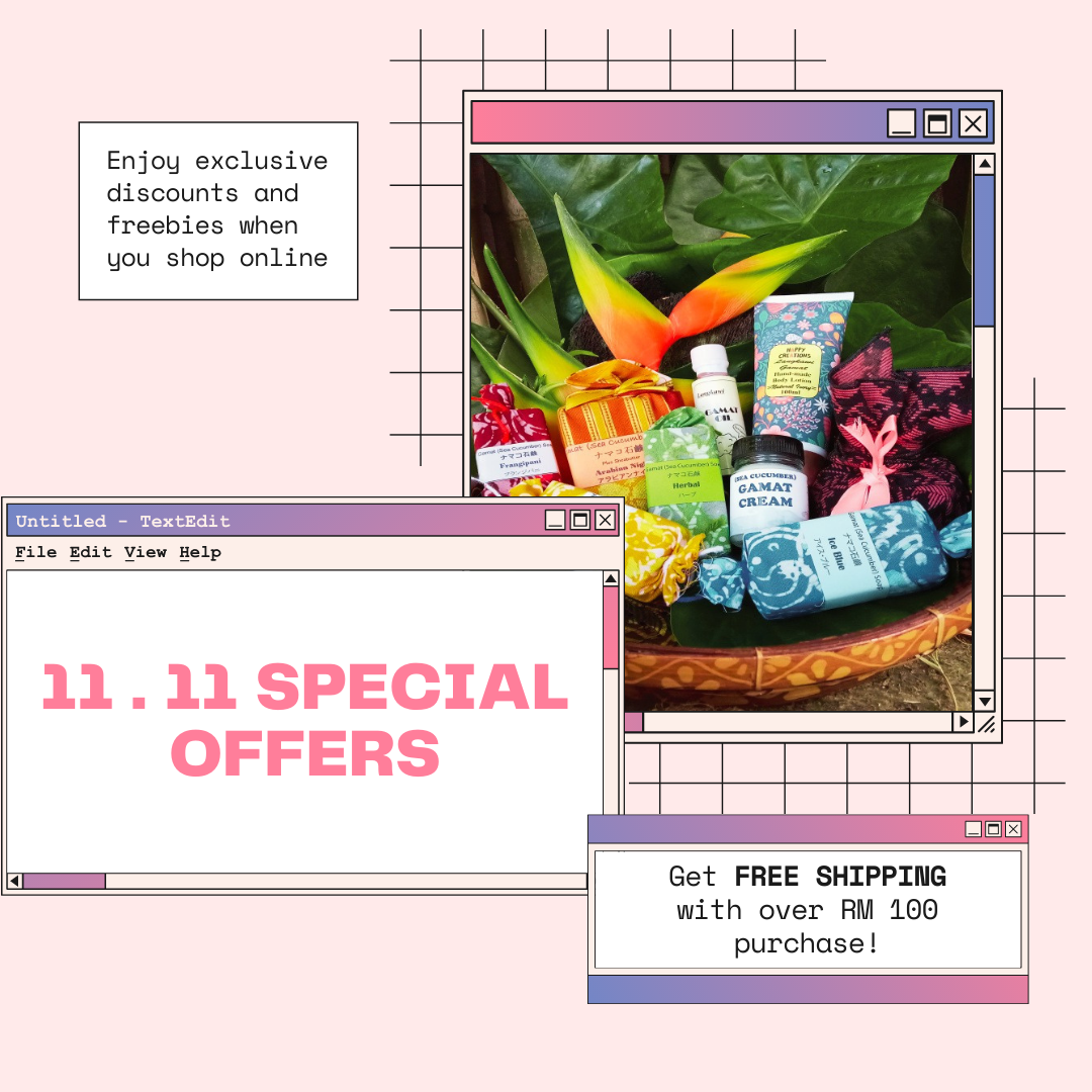 11.11 Promotions on Our Gamat Soaps! Check Them Out Now!