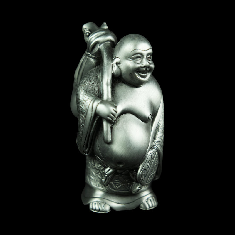 Antique Pewter Figurine -Laughing Buddha- DS1228S
