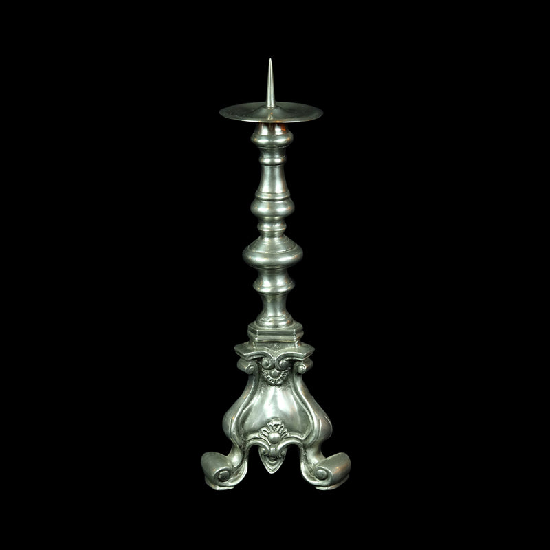 Antique Pewter Candlestick - DS307S