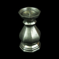 Antique Pewter Candle Holder - DS328S