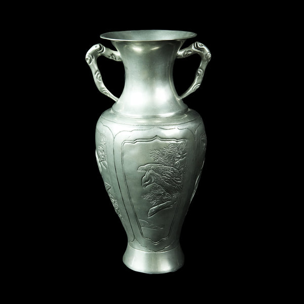 Antique Pewter Vase - DS517S