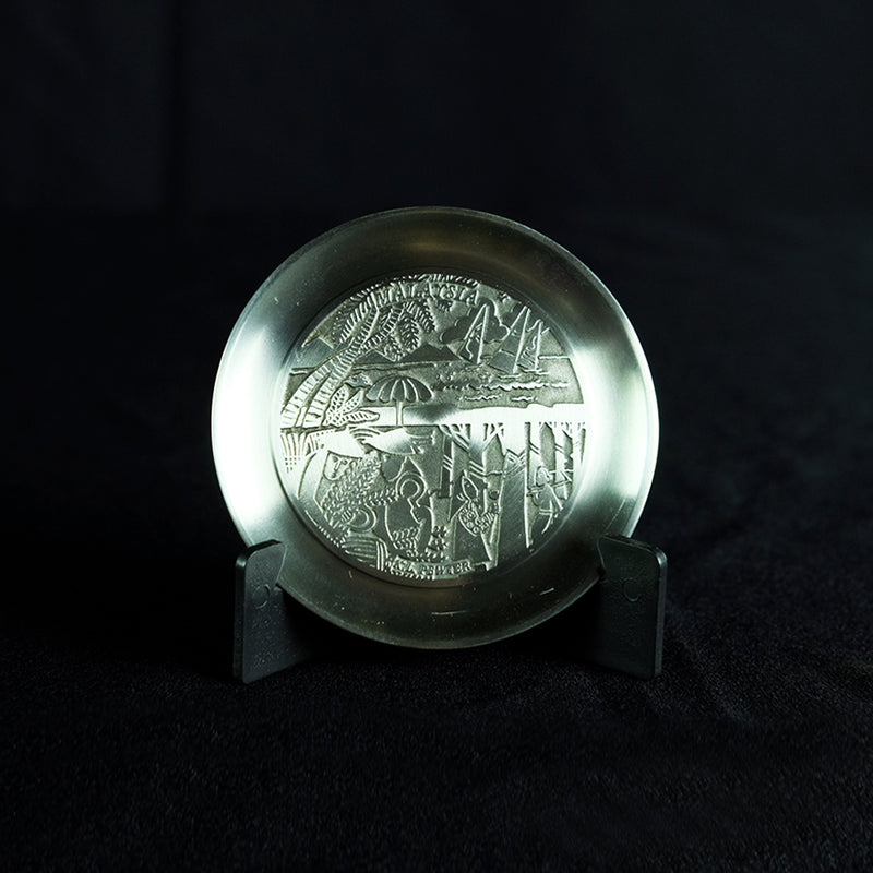 Pewter Plate (Malaysian Landmark) - PF289