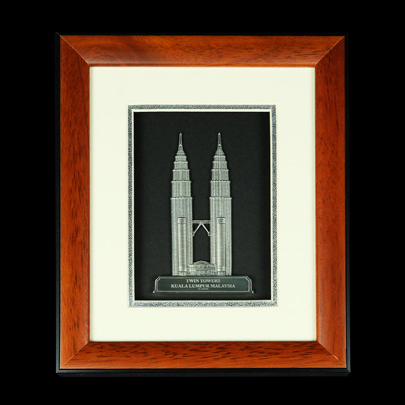 Pewter With Wood Frame (KLCC) - PF399S