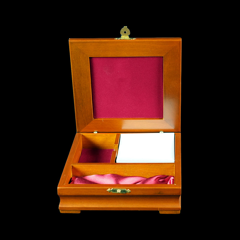 Pewter Memo Box Holder