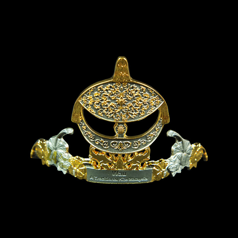Pewter Name Card Holder (Wau) - PF586GS