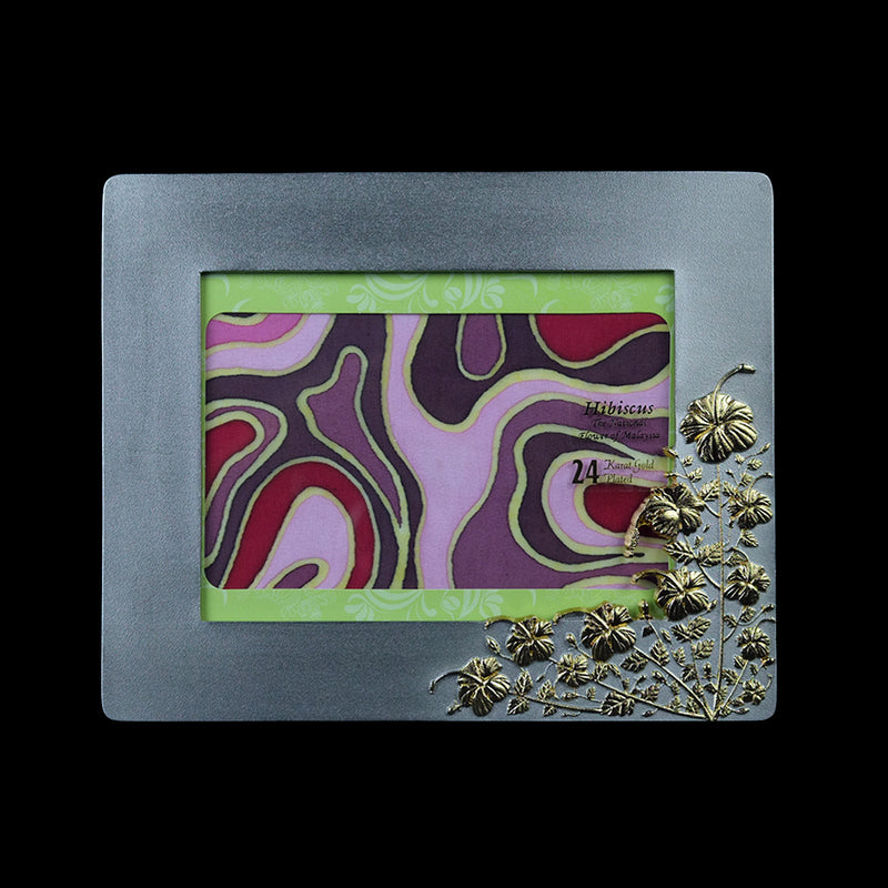 Pewter Photo Frame (National Flower) - PF593Gs
