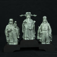 Pewter Figurine (Hock Lok Siew on Wooden Base) - PF9319B_3