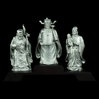 Pewter Figurine (Hock Lok Siew on Wooden Base) - PF9319L_3