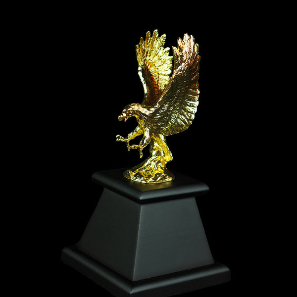 Pewter Figurine (Eagle on Wooden Base) - PFG9308