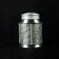 Pewter Tea Caddy 4 Season H16cm- PW5556s