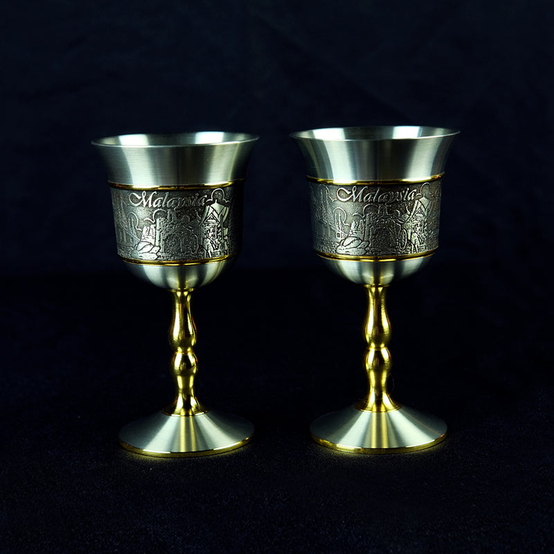 Pewter Goblet - PWGB2815_2s (Malaysia, Twin Pack)