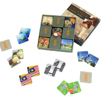 Photo Memory game with Malaysia pictures