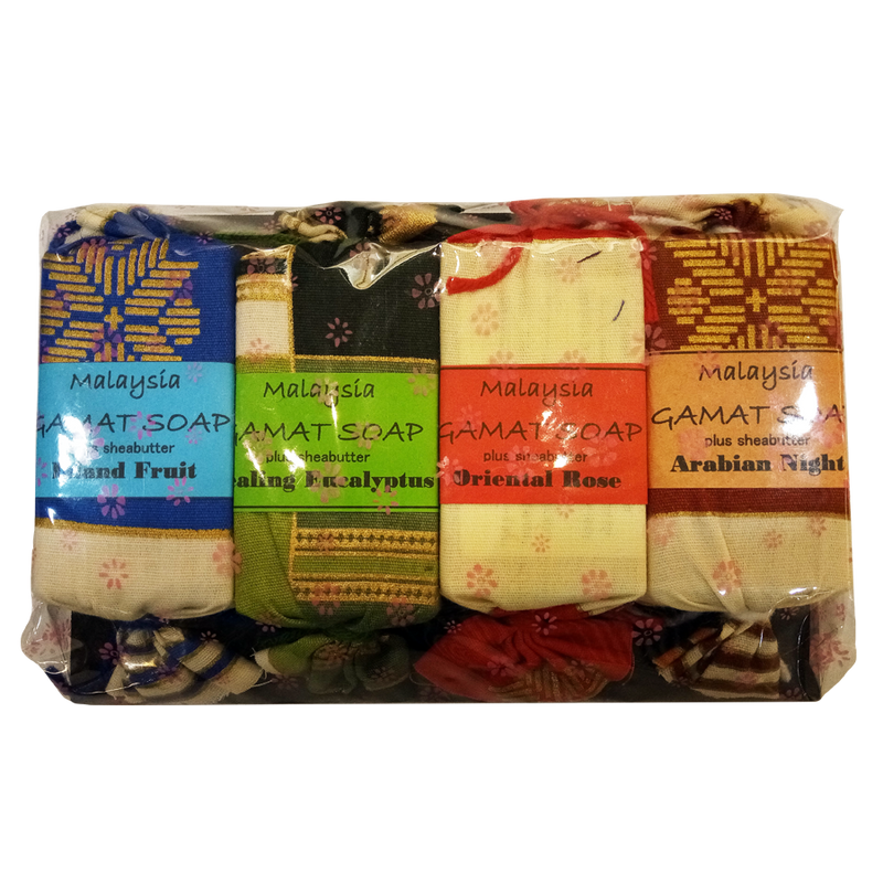 Handmade sea cucumber+Shea butter Soap (50g)  4pcs set (mix scent)